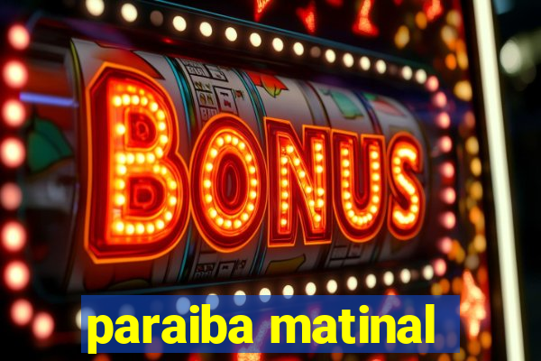 paraiba matinal